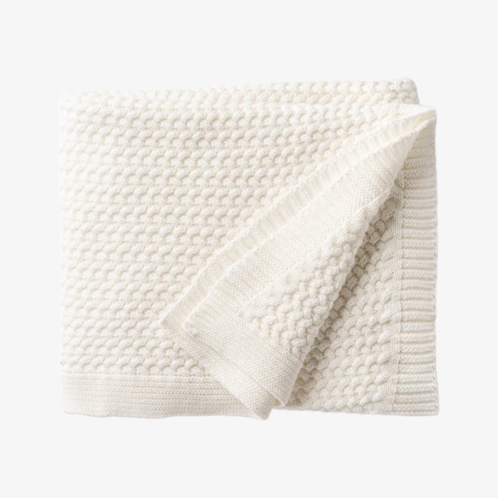 Herringbone Blanket - Cream