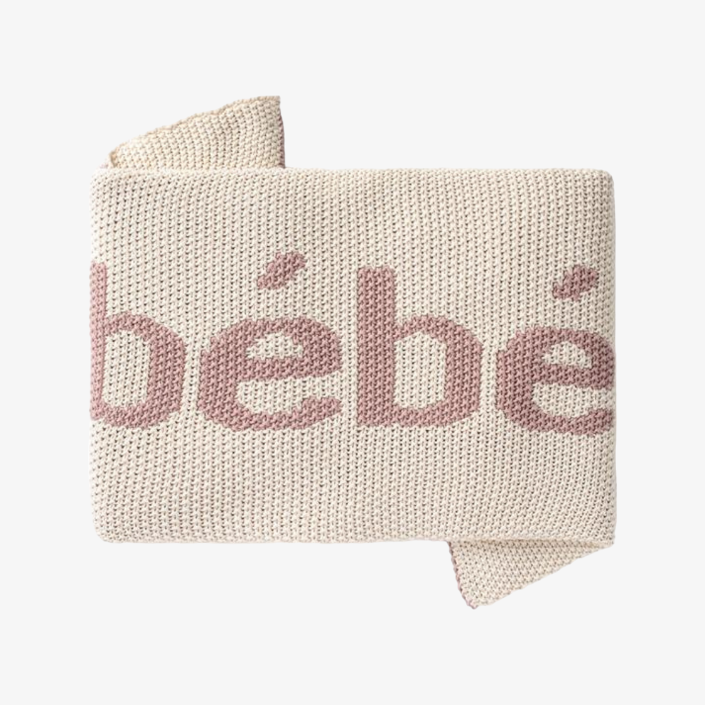 Be`be Blanket - Natural/blush