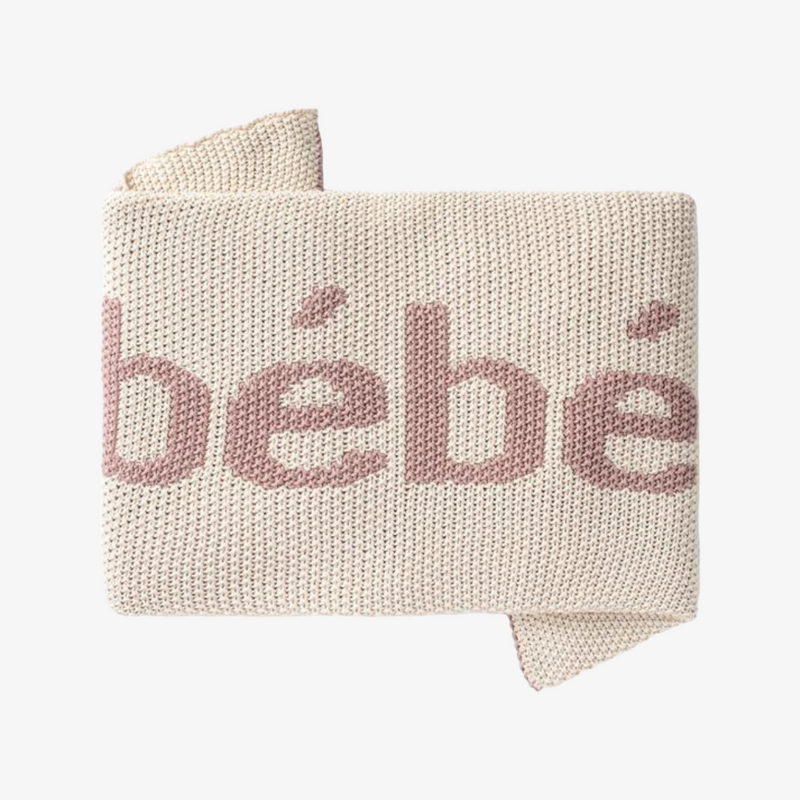 Domani Home Be`be Blanket - Natural/blush