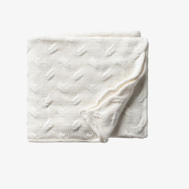 Waves Baby Blanket - Cream