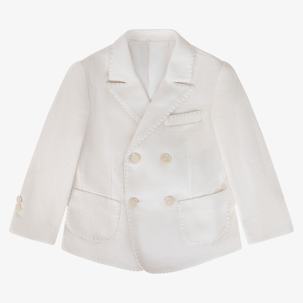 Double Breasted Blazer - Cream