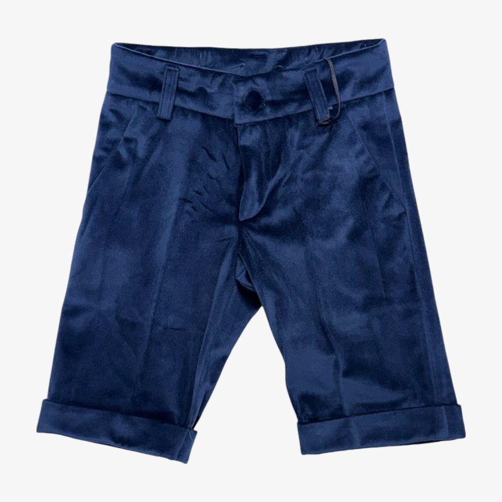 Velvet Shorts - Blue