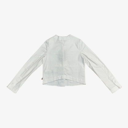 Jacket With Pockets - White