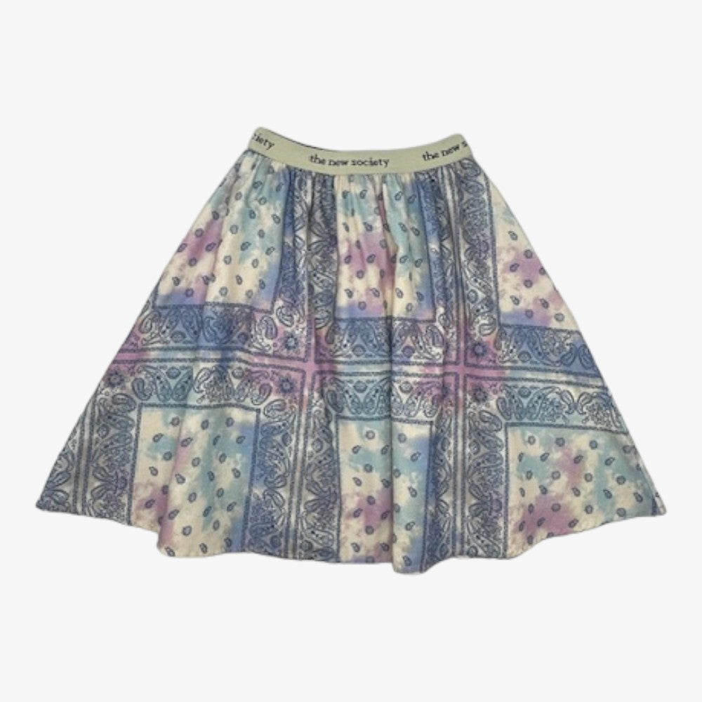 The New Society Downtown Skirt - Downtown Print