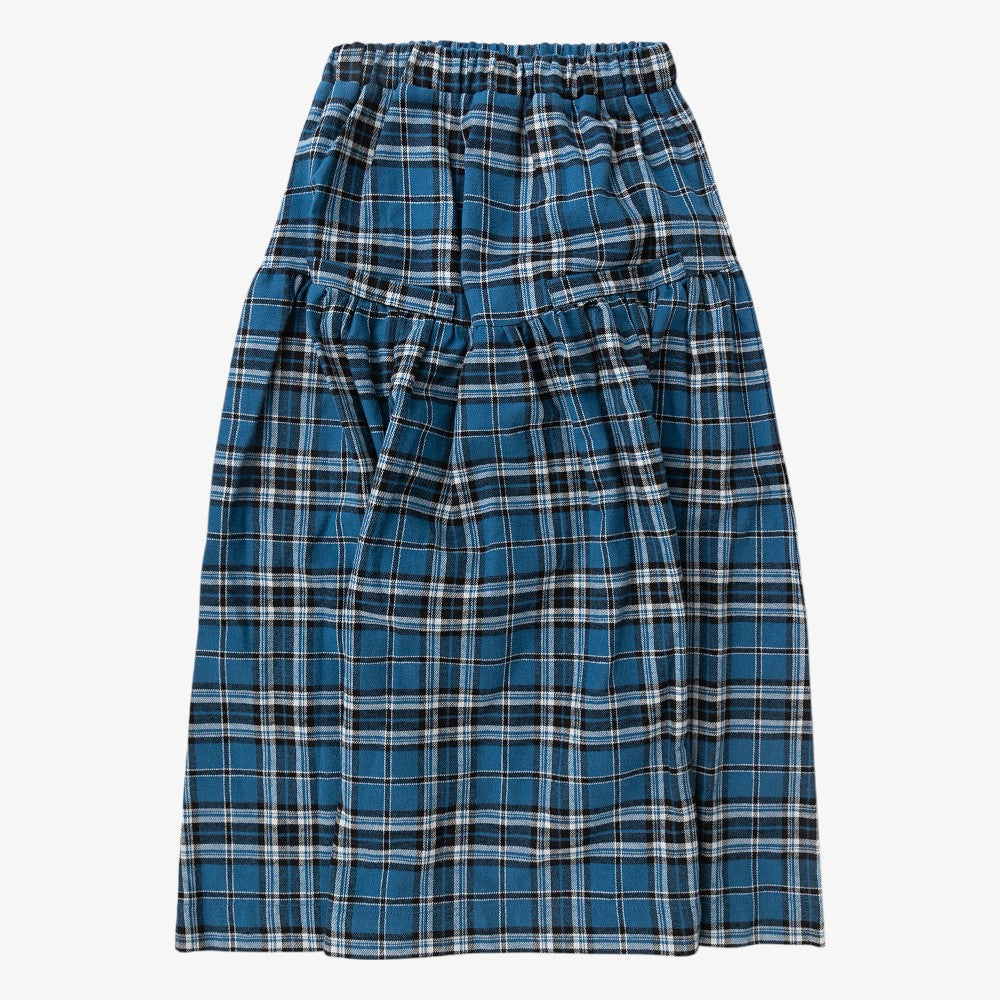 Plaid Skirt - Navy