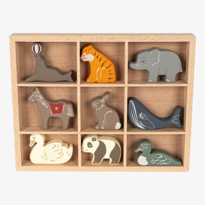 Wooden Mini Animals - Multi