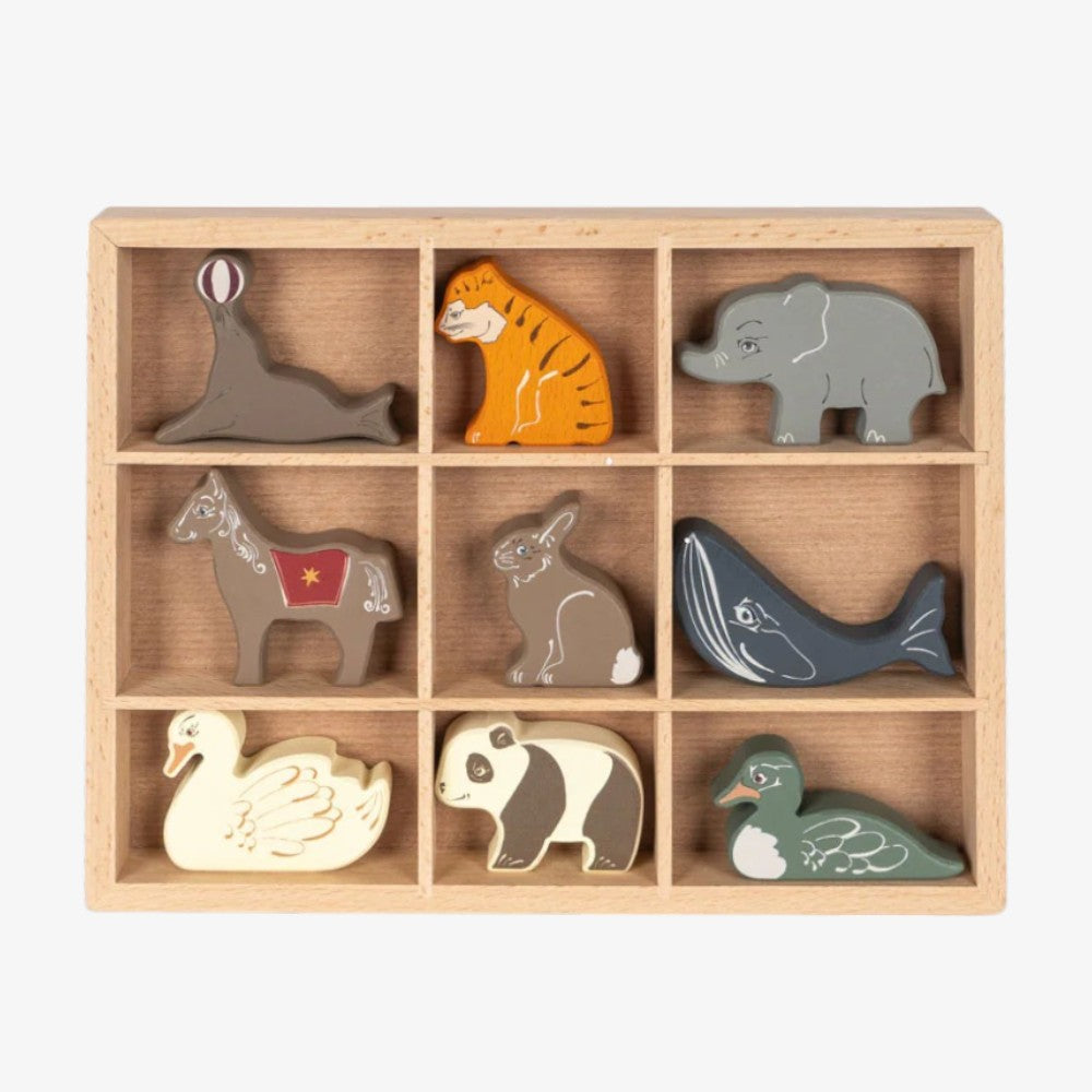 Wooden Mini Animals - Multi