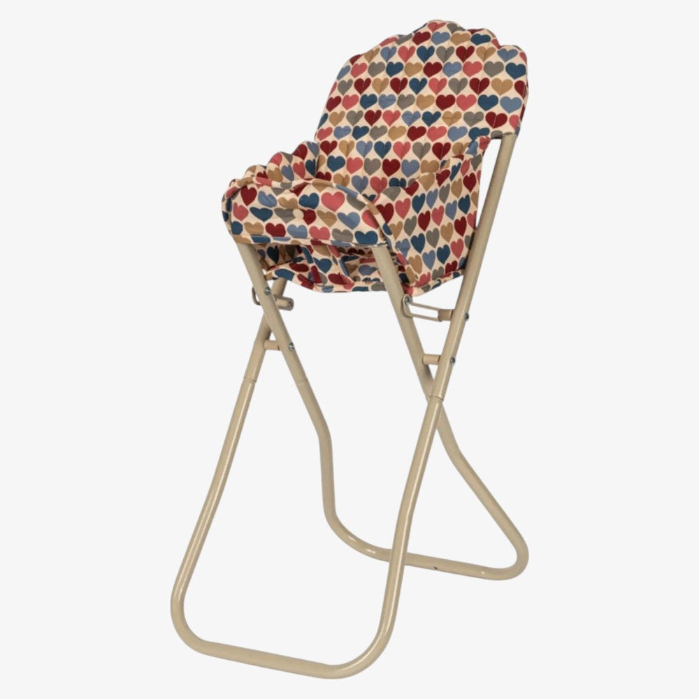 Doll High Chair - Coeur Bisous