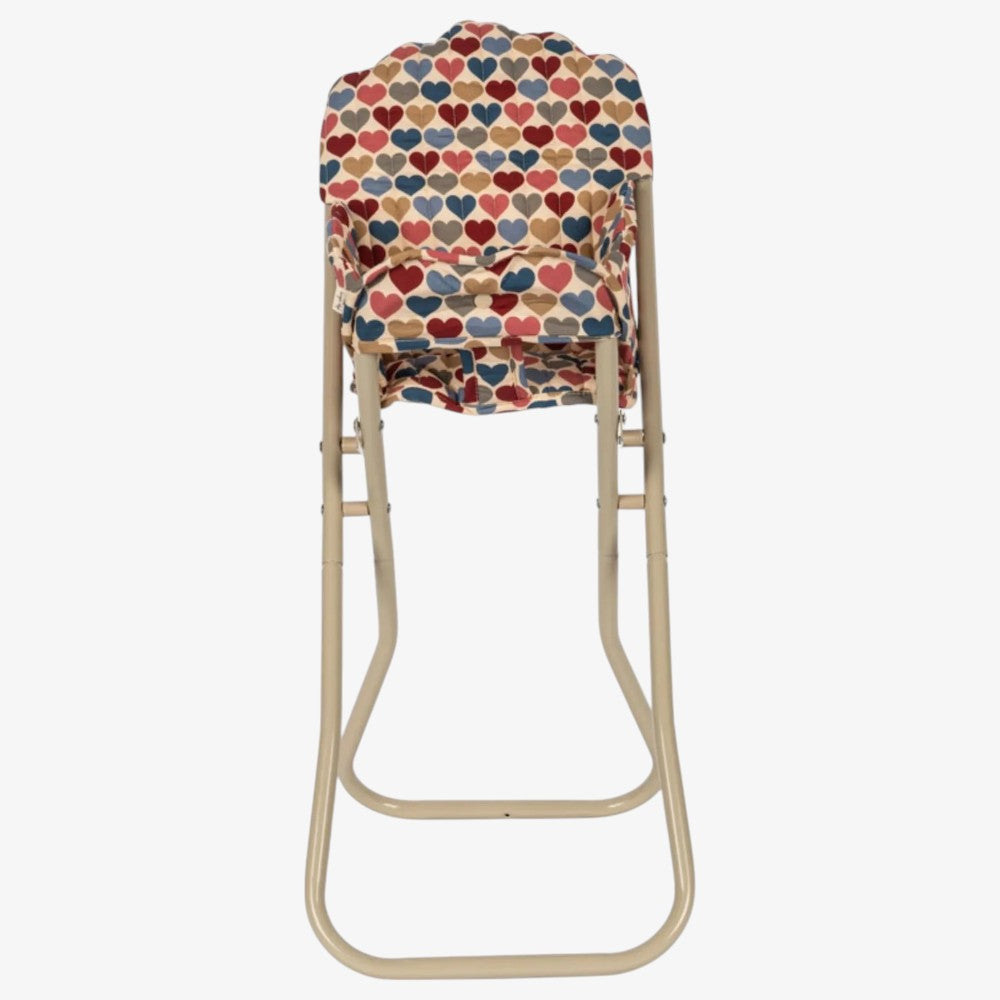 Doll High Chair - Coeur Bisous