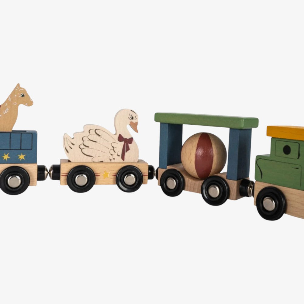 Wooden Animal Train - Multi