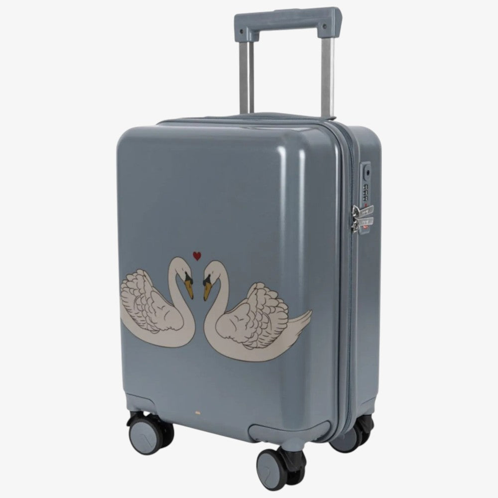 Travel Suitcase - Swan Blue