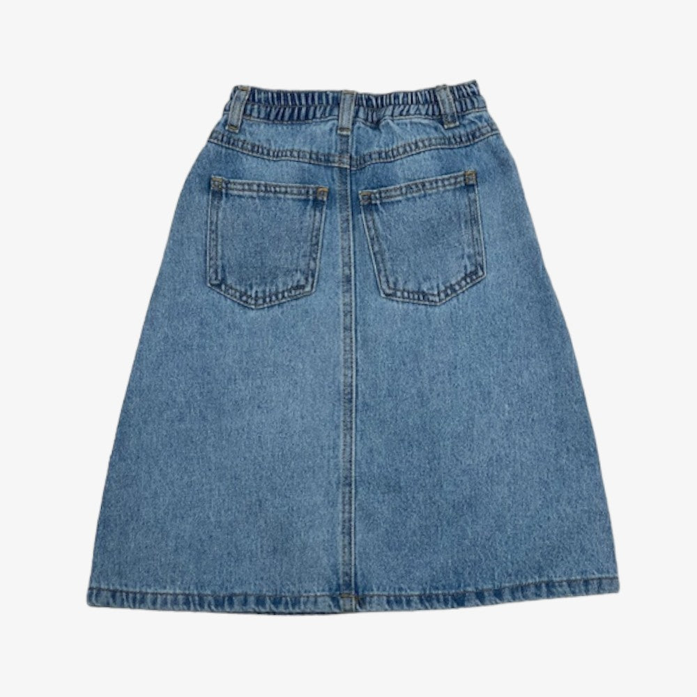 Patchwork Skirt - Denim