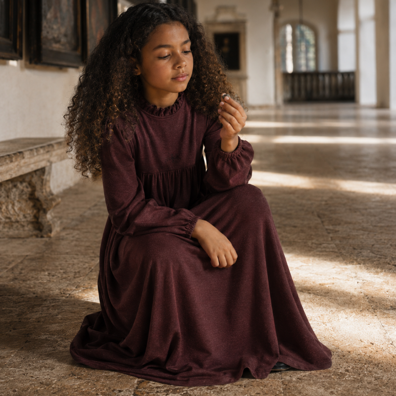 Isla Maxi Sweater Dress - Burgundy