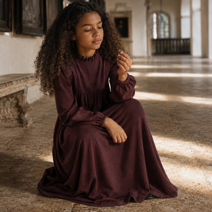 Isla Maxi Sweater Dress - Burgundy