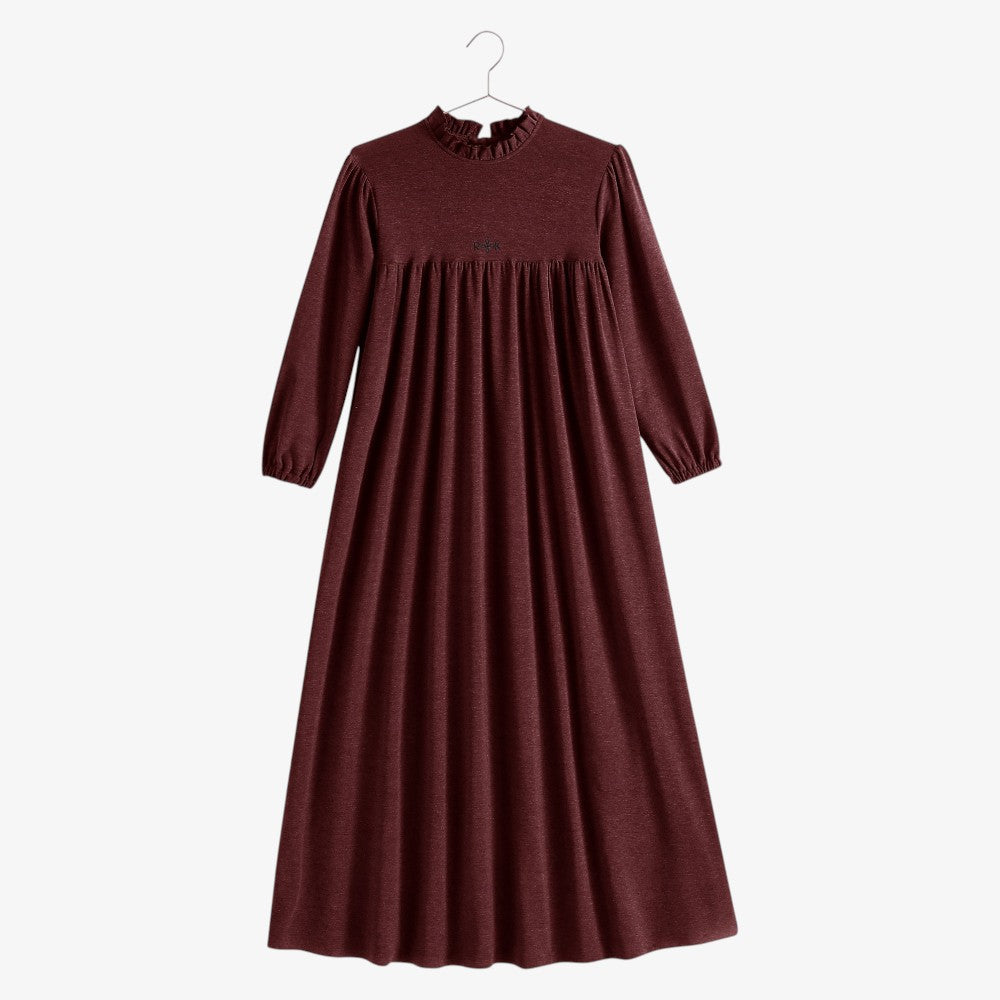 Isla Maxi Sweater Dress - Burgundy
