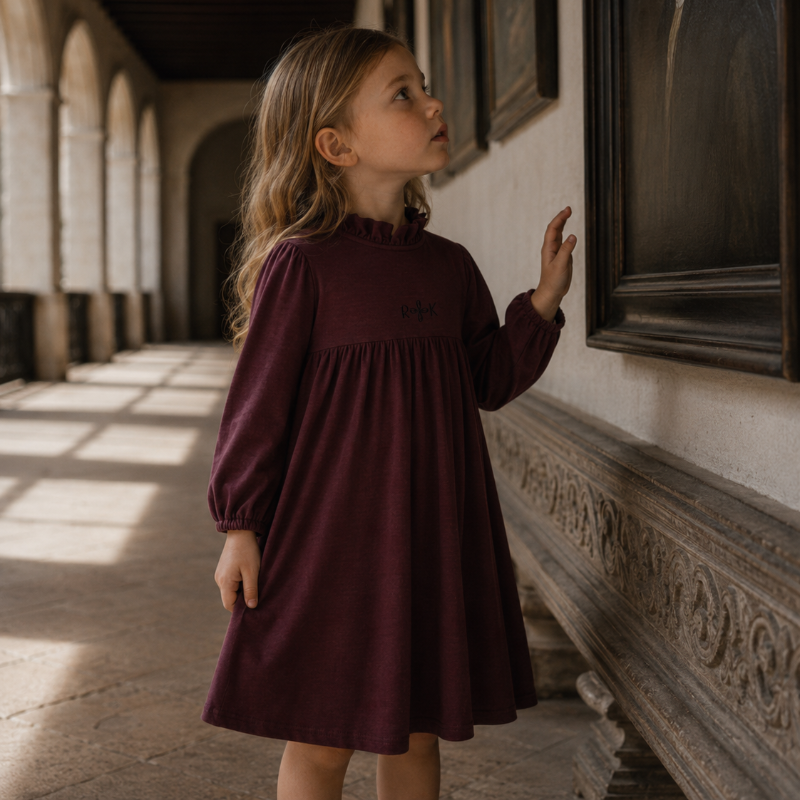 Isla Sweater Dress - Burgundy