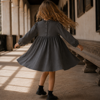 Isla Sweater Dress - Heather Grey