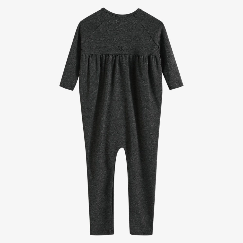 Isla Sweater Romper - Heather Grey