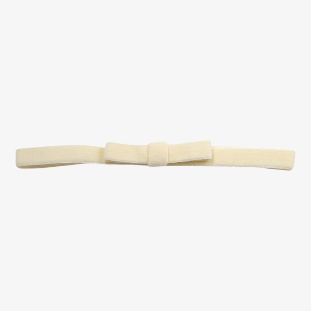 Velvet Headband - Ivory