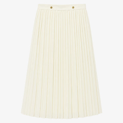 Pleat Skirt - Ivory