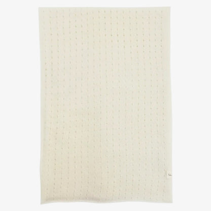 Pointelle Blanket - Ivory