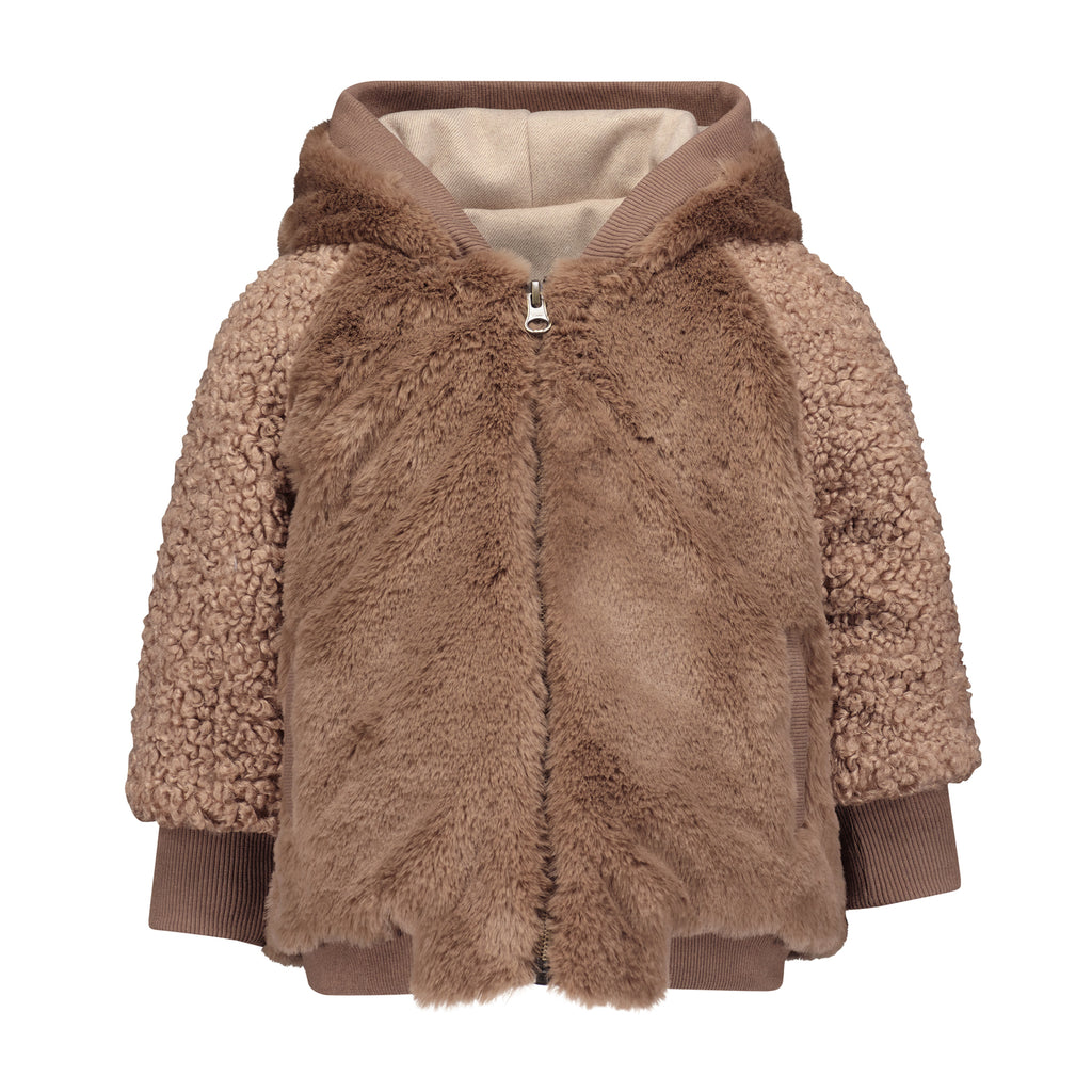 Cozy Coop Fur Coat - Mocha