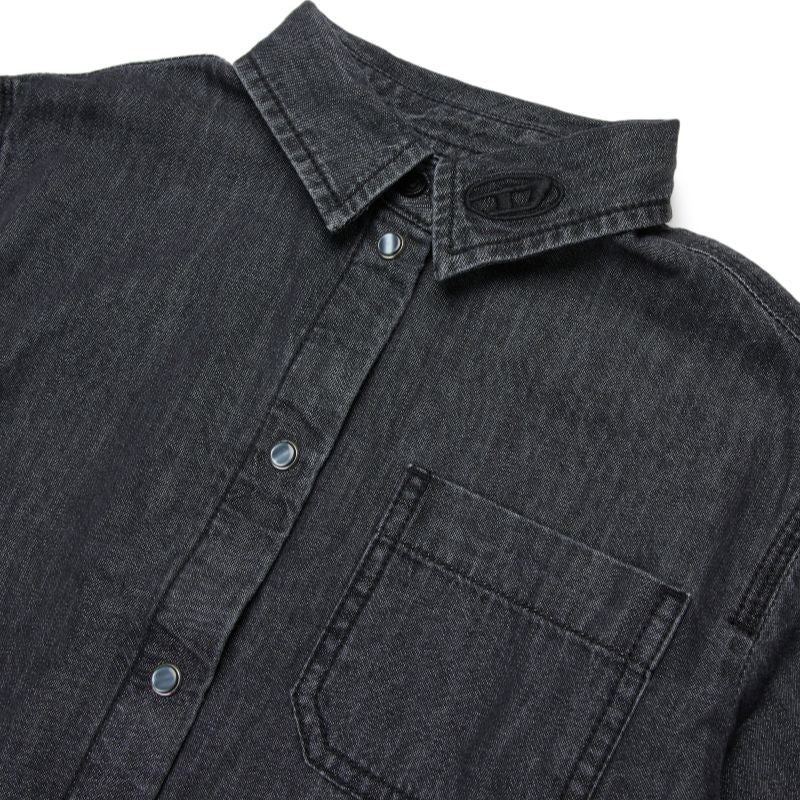 Washed Shirt - Black Denim