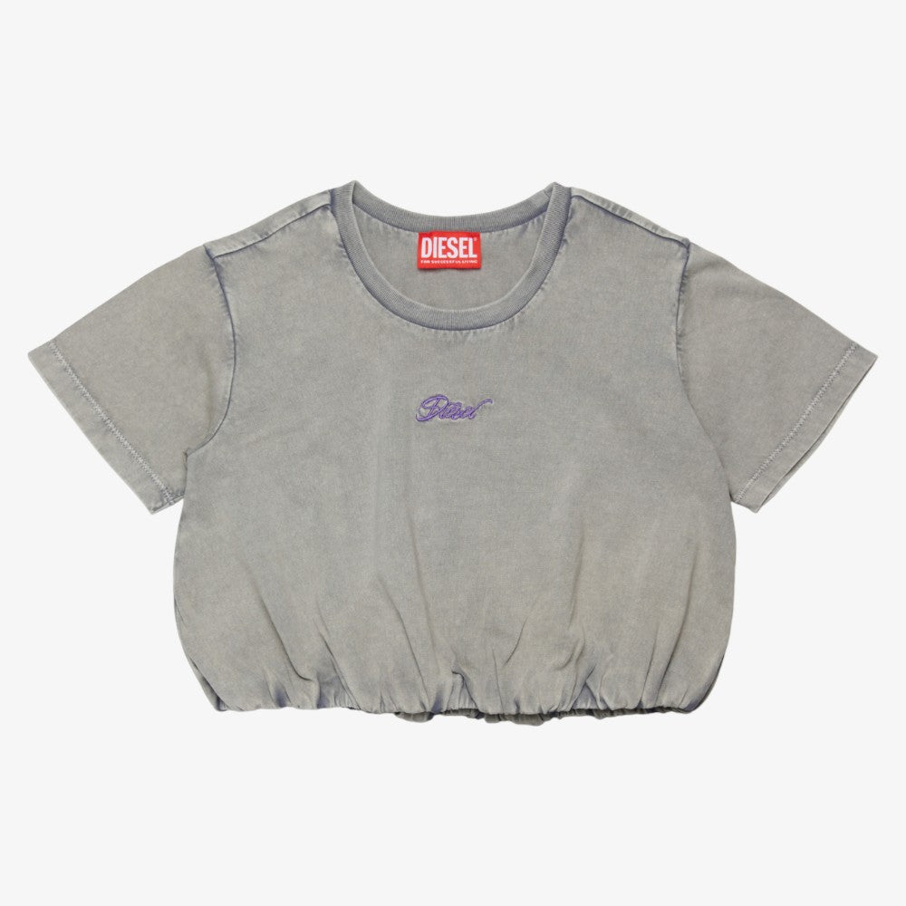 Gathered T-SHIRT - Grey