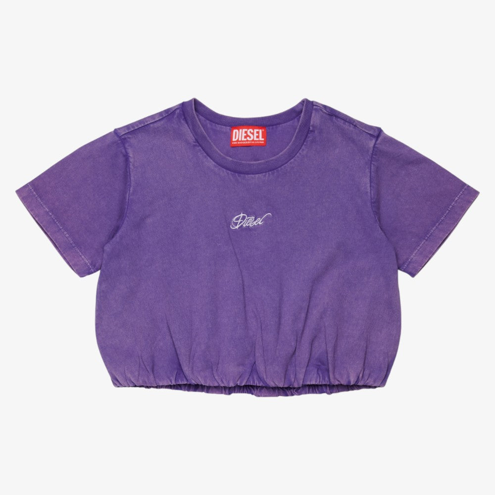 Gathered T-SHIRT - Purple