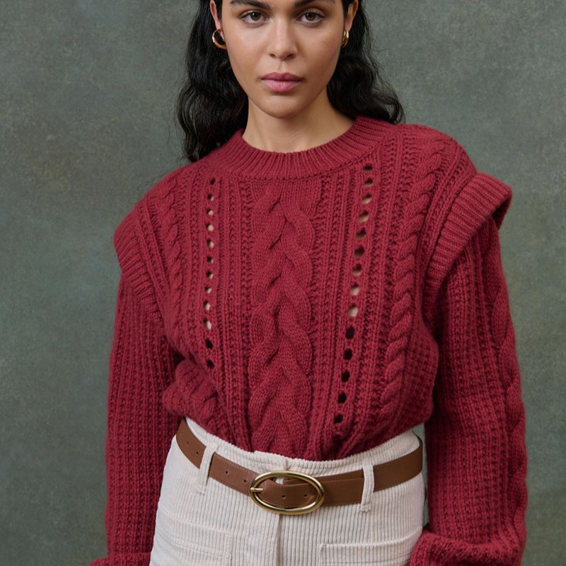 Anika Sweater - Grape