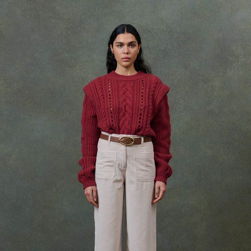 Anika Sweater - Grape