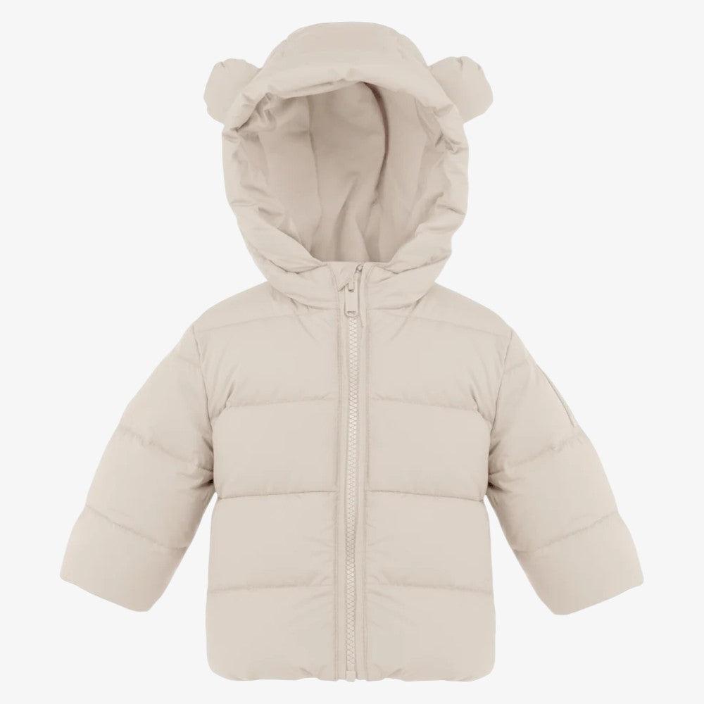 Down Jacket With Ears - White
