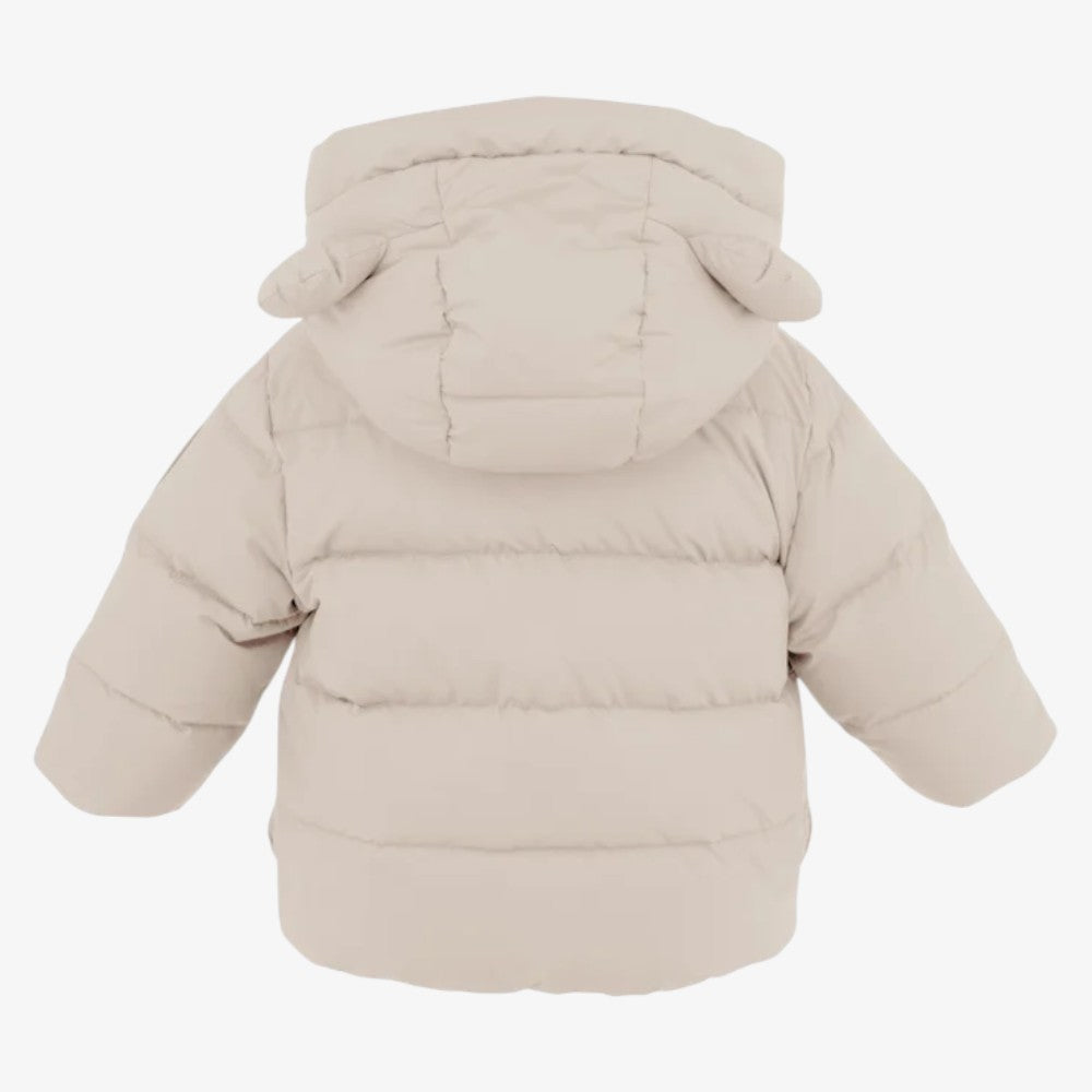 Down Jacket With Ears - White