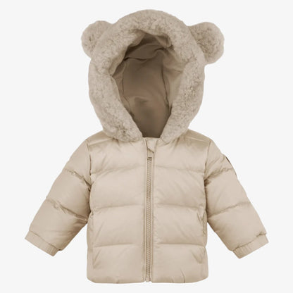 Hooded With Ear Jacket - Grey