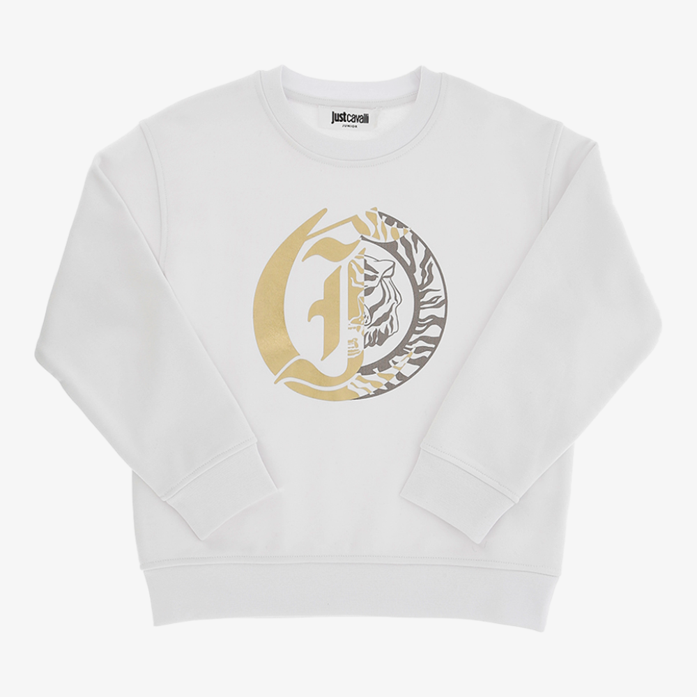 Just Cavalli Logo Sweatshirt - White