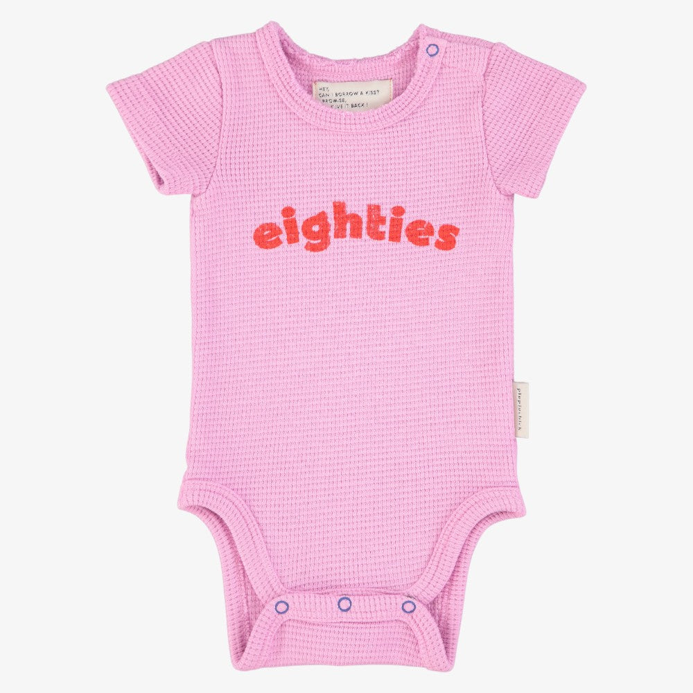 ""Eighties"" Print Romper - Lavender