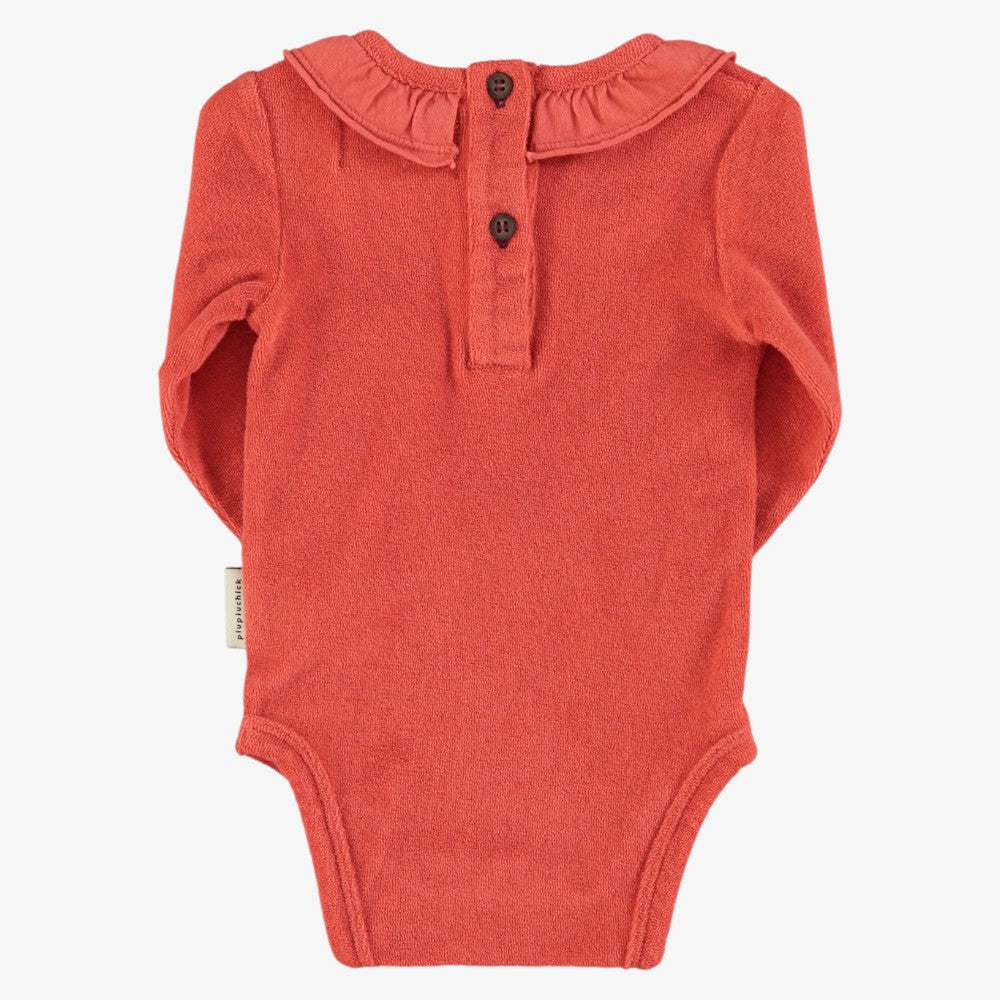 Rock Star Print Romper - Terracotta