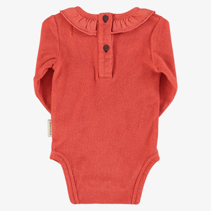 Rock Star Print Romper - Terracotta