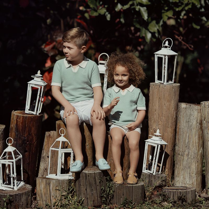 Crochet Knit Sweater - Mint