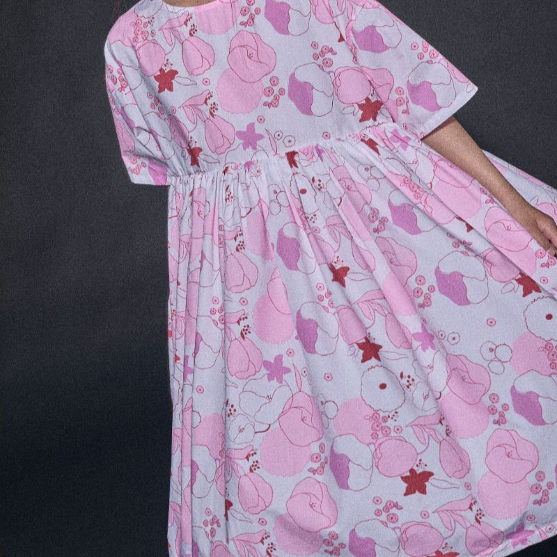 Flower Reef Dress - Coral