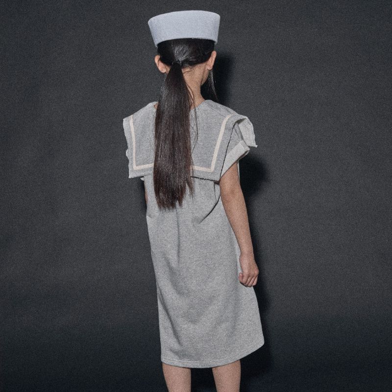 Wander Sweat Dress - Grey Melange