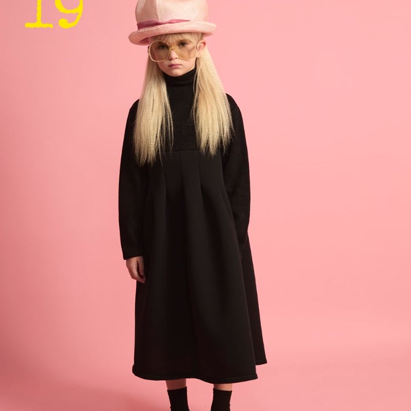 Turtleneck Dress - Black