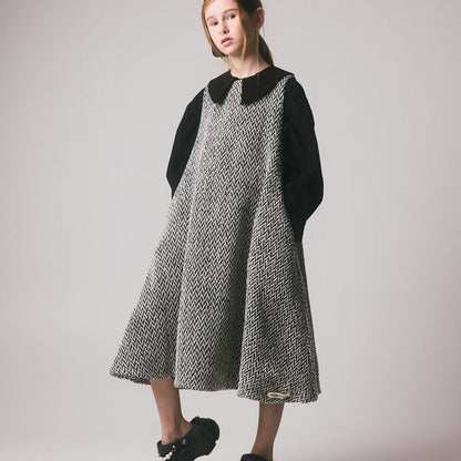 Holm Apron Dress - Black