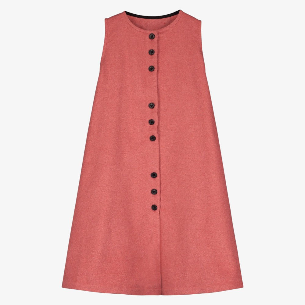 Dagny Apron Dress - Antique Pink