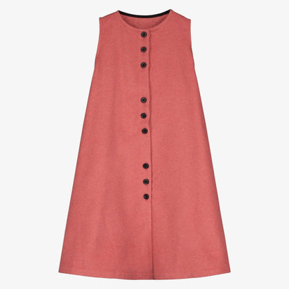 Dagny Apron Dress - Antique Pink