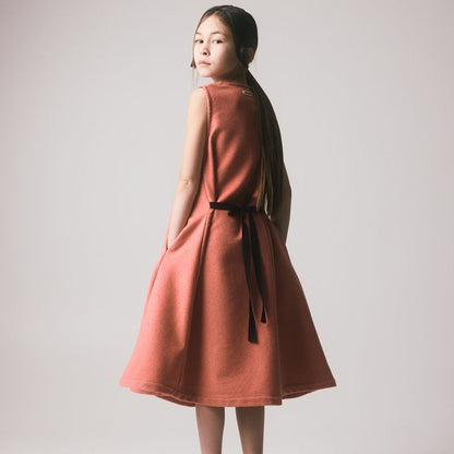 Dagny Apron Dress - Antique Pink
