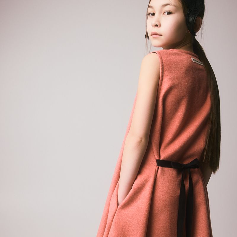 Dagny Apron Dress - Antique Pink