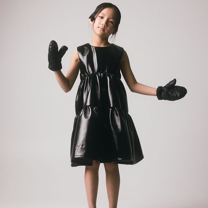 Electra Apron Dress - Black