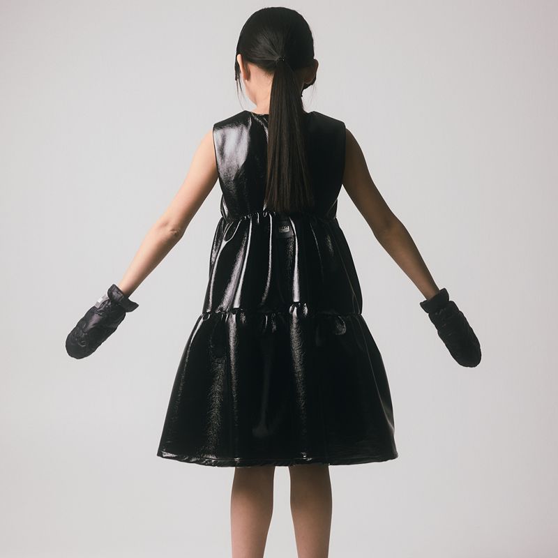 Electra Apron Dress - Black