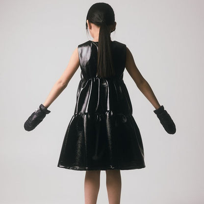 Electra Apron Dress - Black
